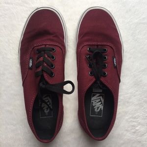 Maroon vans